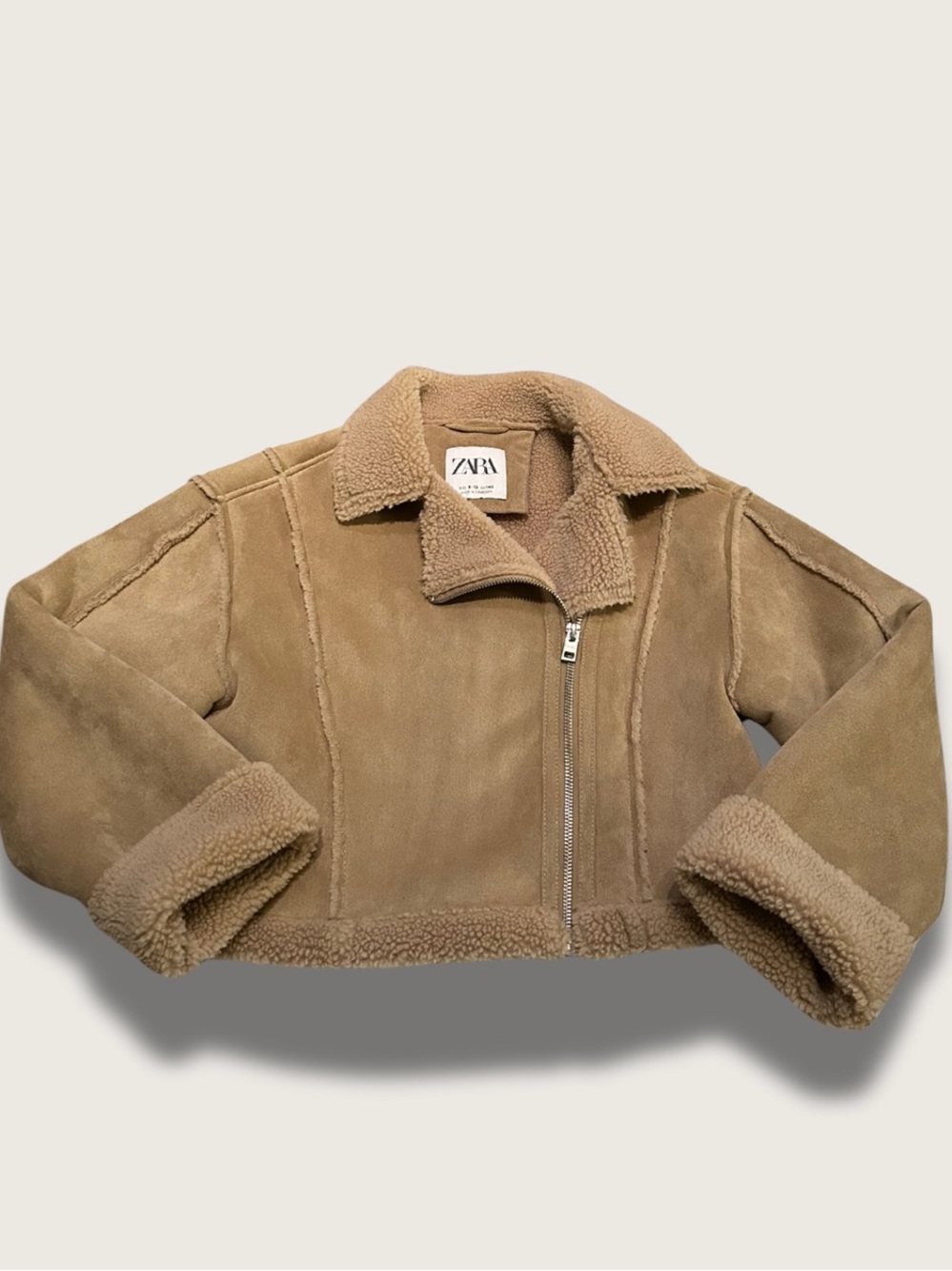 Vintage-inspired ZARA (faux-shearling) Jacket